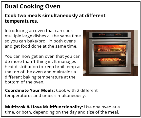 Dual Cooking Oven