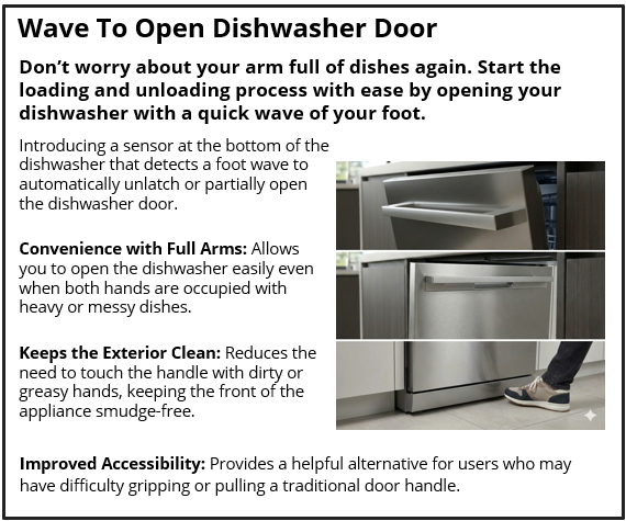 Wave To Open Dishwasher Door