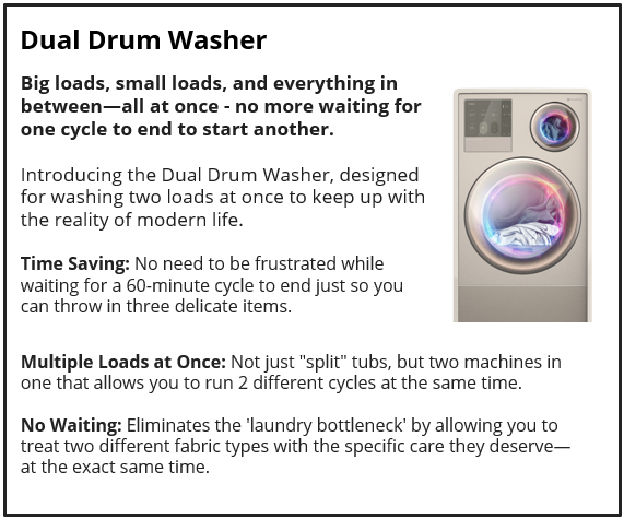 Dual Drum Washer