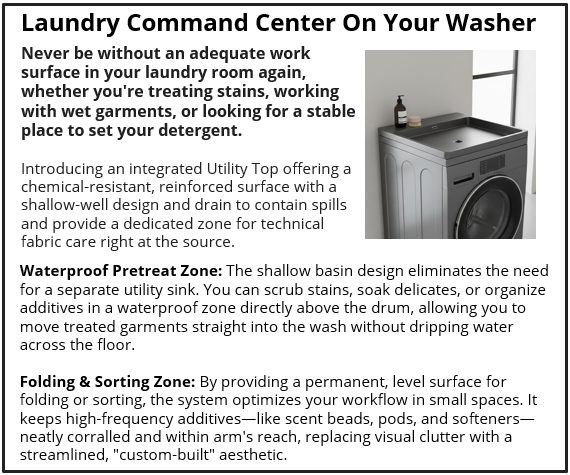 Laundry Command Center On Your Washer