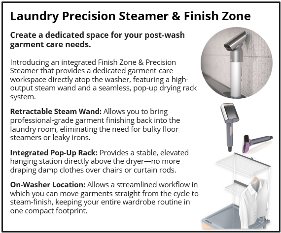 Laundry Precision Steamer & Finish Zone