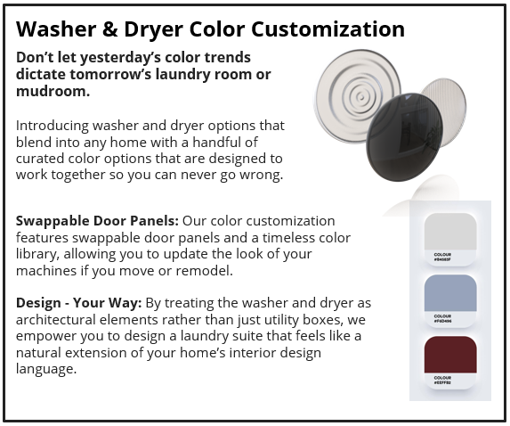 Washer & Dryer Color Customization