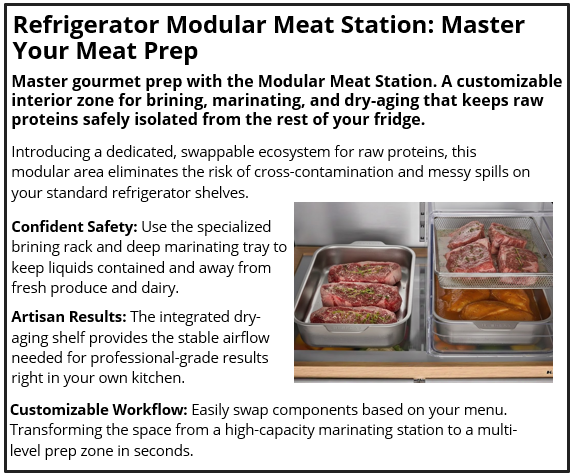 Refrigerator Modular Meat Station: Master Your Meat Prep