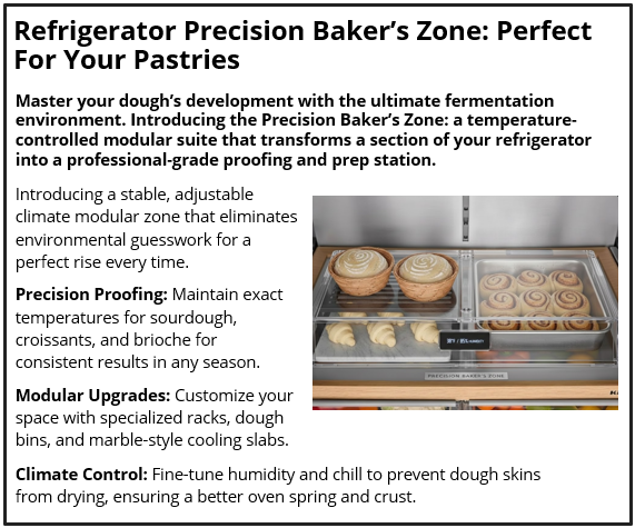 Refrigerator Precision Baker’s Zone: Perfect For Your Pastries